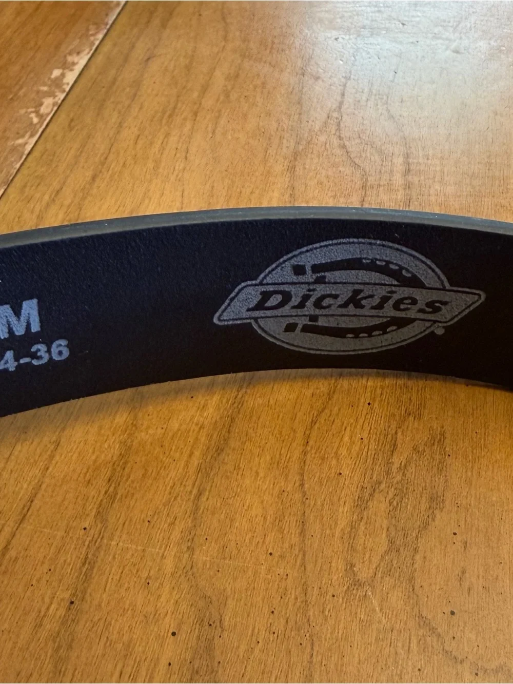 Dickies Black Men's Synthetic Leather Belt 34-36